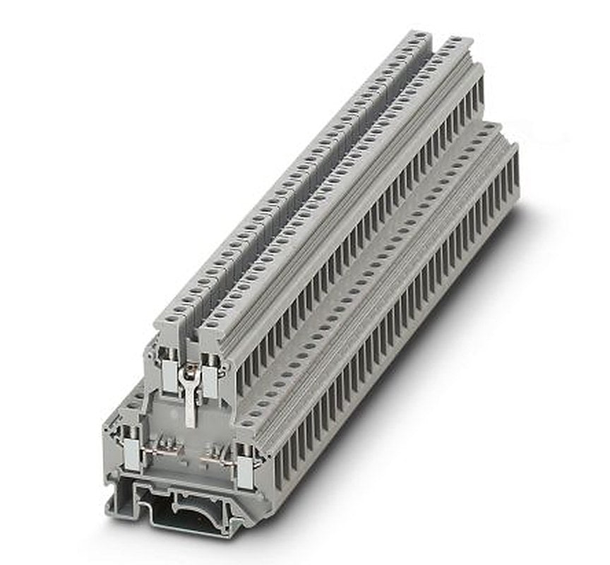 Phoenix Contact 3048030 UKK Series Component Terminal Block Grey, 2-Level, Screw