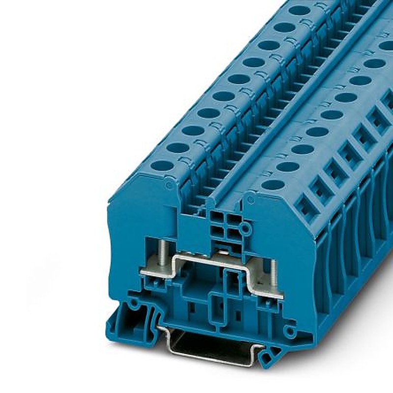 Phoenix Contact 3049110 RT 3 BU Series High Current Connector Blue, 0.1mm², 2.5 mm², 1-Level, Bolt, ATEX, EAC Ex, IECEx