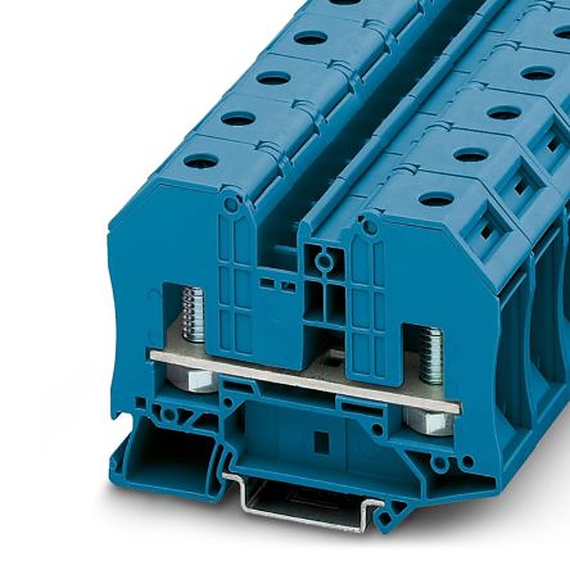 Phoenix Contact 3049148 RT 8 BU Series High Current Connector Blue, 2.5mm², 35 mm², 1-Level, Bolt, ATEX, EAC Ex, IECEx