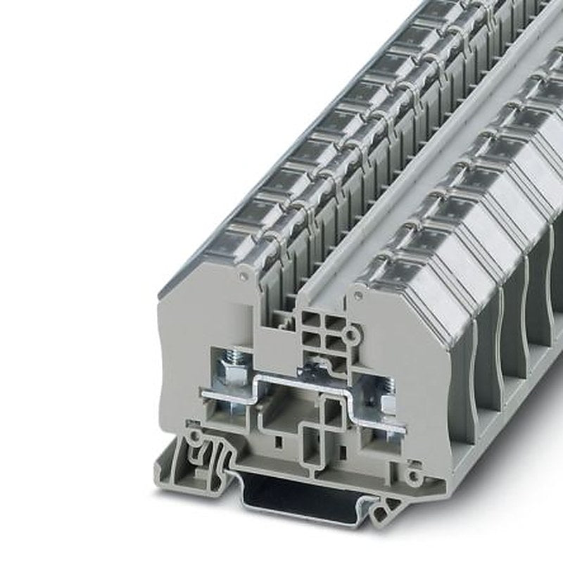 Phoenix Contact 3049961 RTO 5-TC Series Feed Through Terminal Block Grey, 0.1mm², 6 mm², 1-Level, Bolt