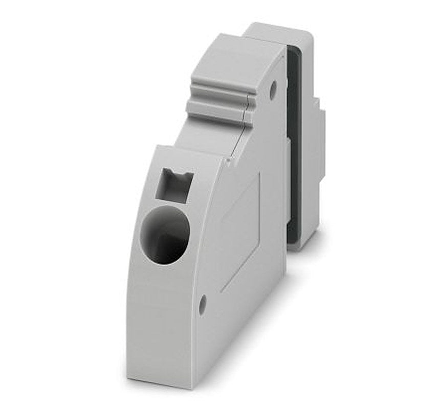 Phoenix Contact 3056912 PWO Series Feed Through Terminal Block Grey, 1-Level, Push-in