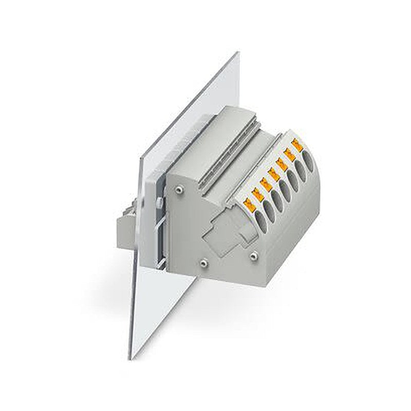 Phoenix Contact 4-POT-SCM/S Series Panel Feed Through Terminal Plug, 2-Contact, 8.1 mm Pitch, 1 Row, 3056941