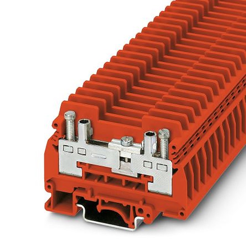 Phoenix Contact 3057351 URTK/S-IB RD Series Disconnect Terminal Block Red, 6mm², 1-Level
