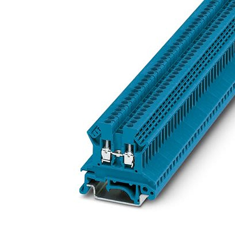Phoenix Contact 3057665 TB Series Feed Through Terminal Block Blue, 1-Level, Screw, EFUP-E