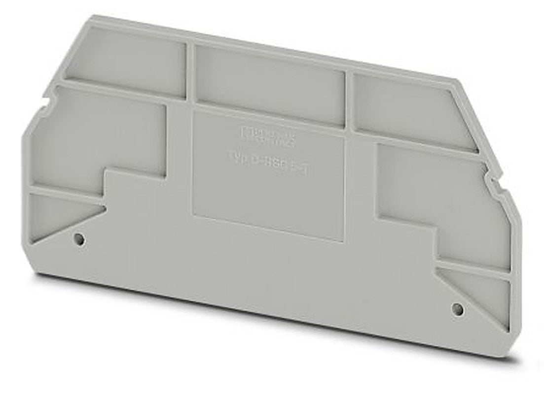 Phoenix Contact D-RSC 5-T Series End Cover for Use with DIN Rail Terminal Blocks