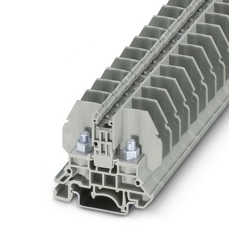 Phoenix Contact 3058059 RBO 5 Series High Current Connector Grey, 6mm², 1-Level, Bolt