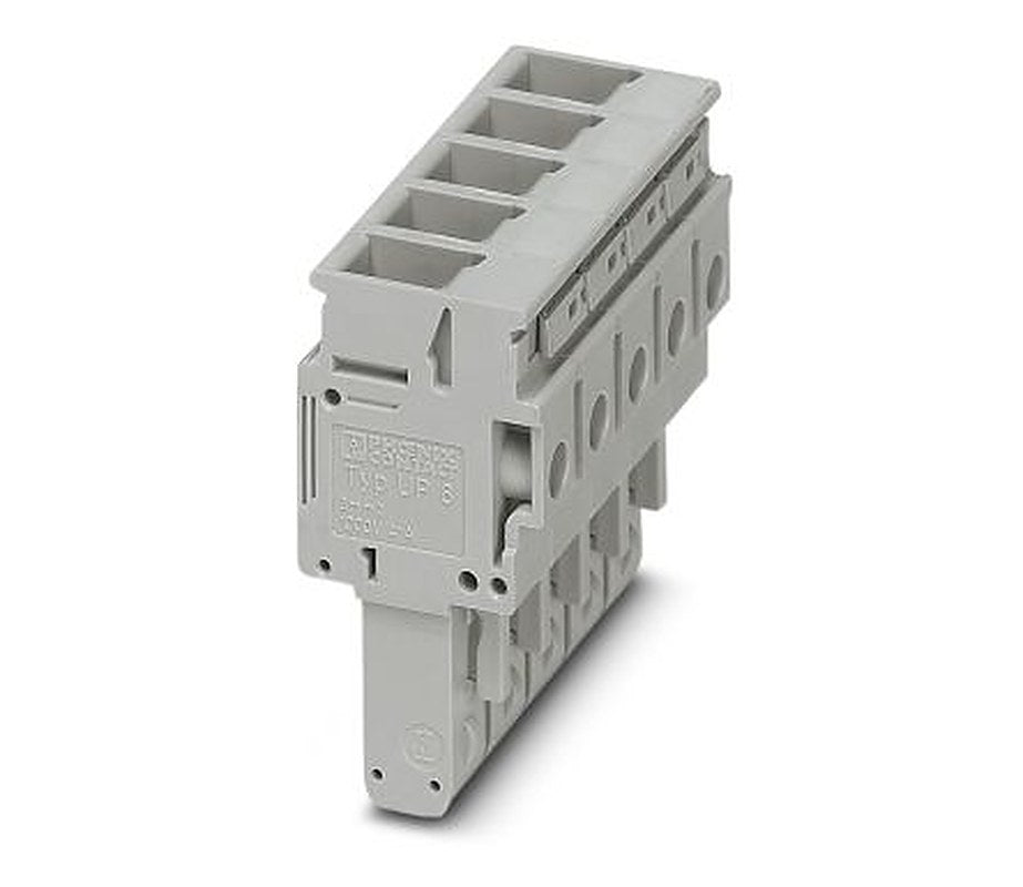Phoenix Contact UP 6/5 Series Pluggable Terminal Block, 5-Contact, 8.2 mm Pitch, 1 Row, 3060652