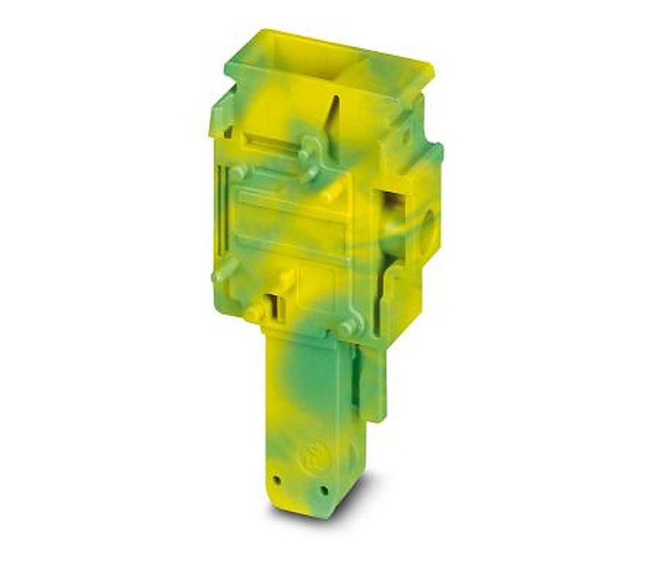 Phoenix Contact UP 6/1-M GNYE Series Pluggable Terminal Block, 1-Contact, 8.2 mm Pitch, 3060788