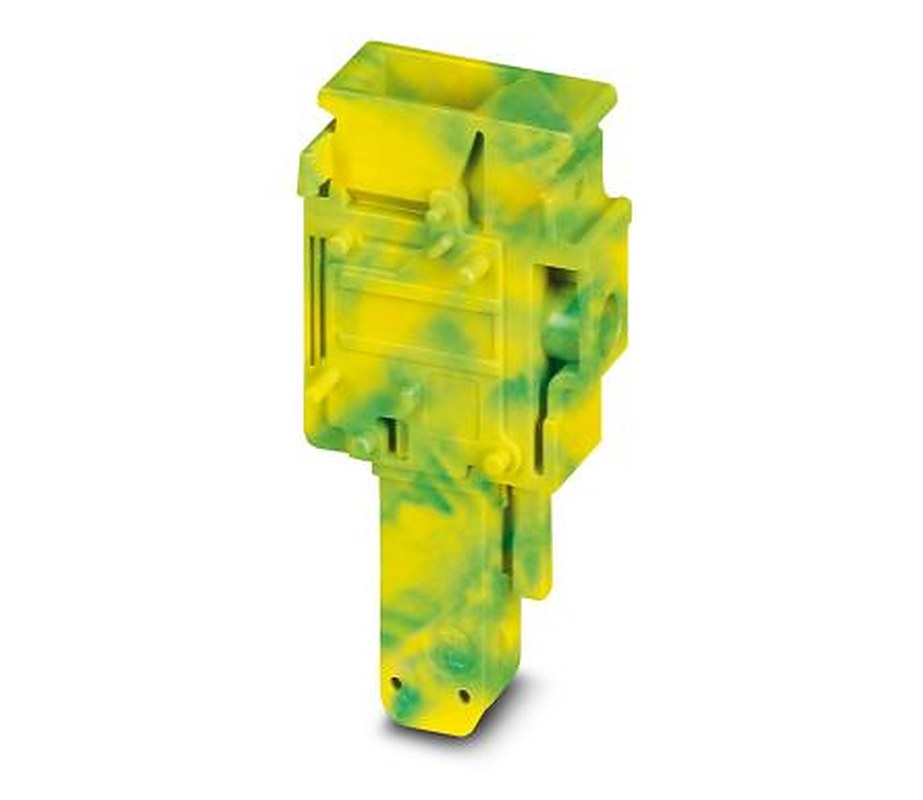 Phoenix Contact UP 6/1-R GNYE Series Pluggable Terminal Block, 1-Contact, 8.2 mm Pitch, 1 Row, 3060814