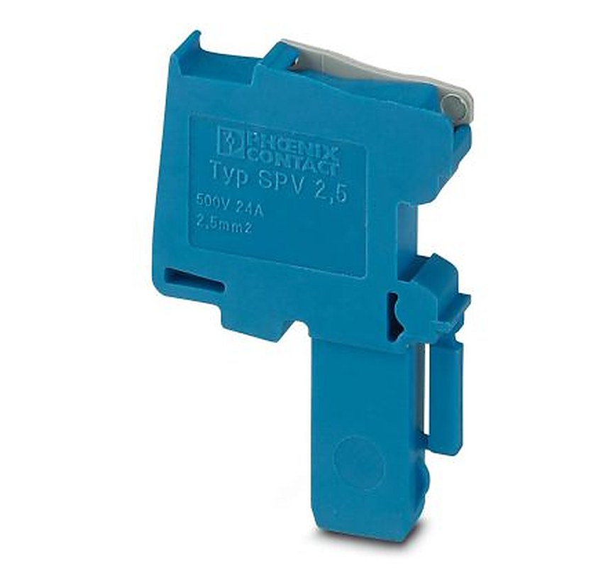 Phoenix Contact SPV Series Terminal Plug, 1-Way, 12AWG, 28 AWG Wire, 24A Spring Cage