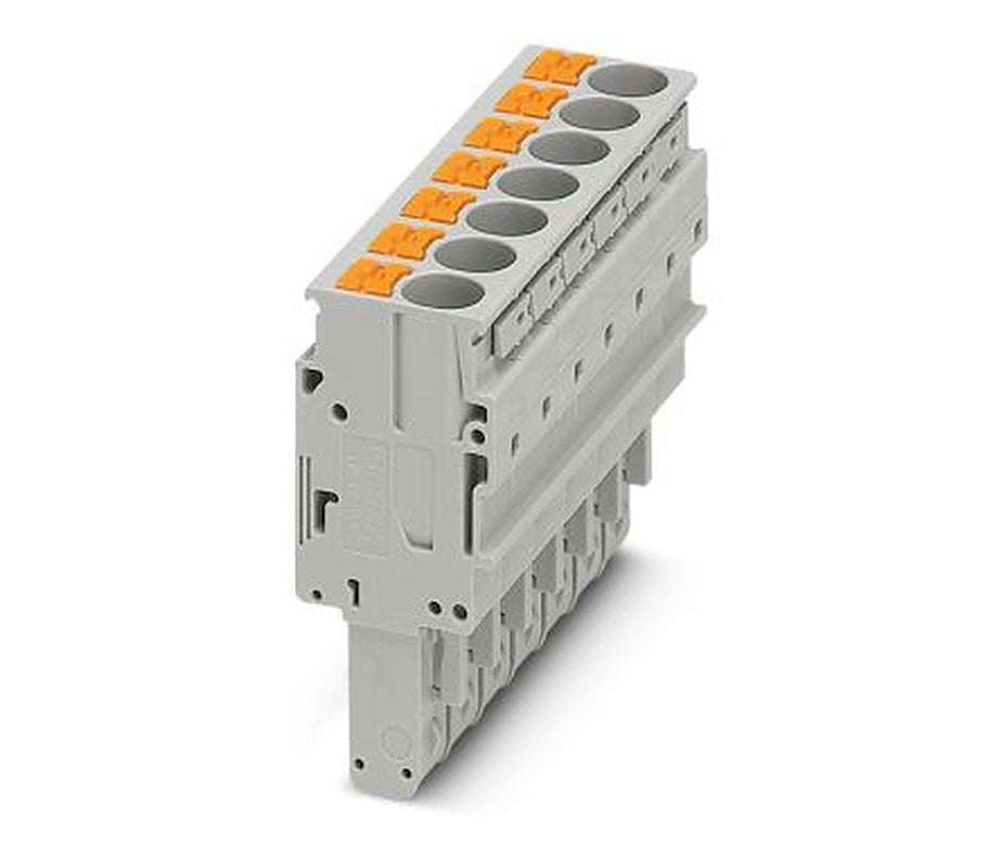 Phoenix Contact PP-H 6/7 Series Pluggable Terminal Block, 7-Contact, 8.2 mm Pitch, 1 Row, 3061622