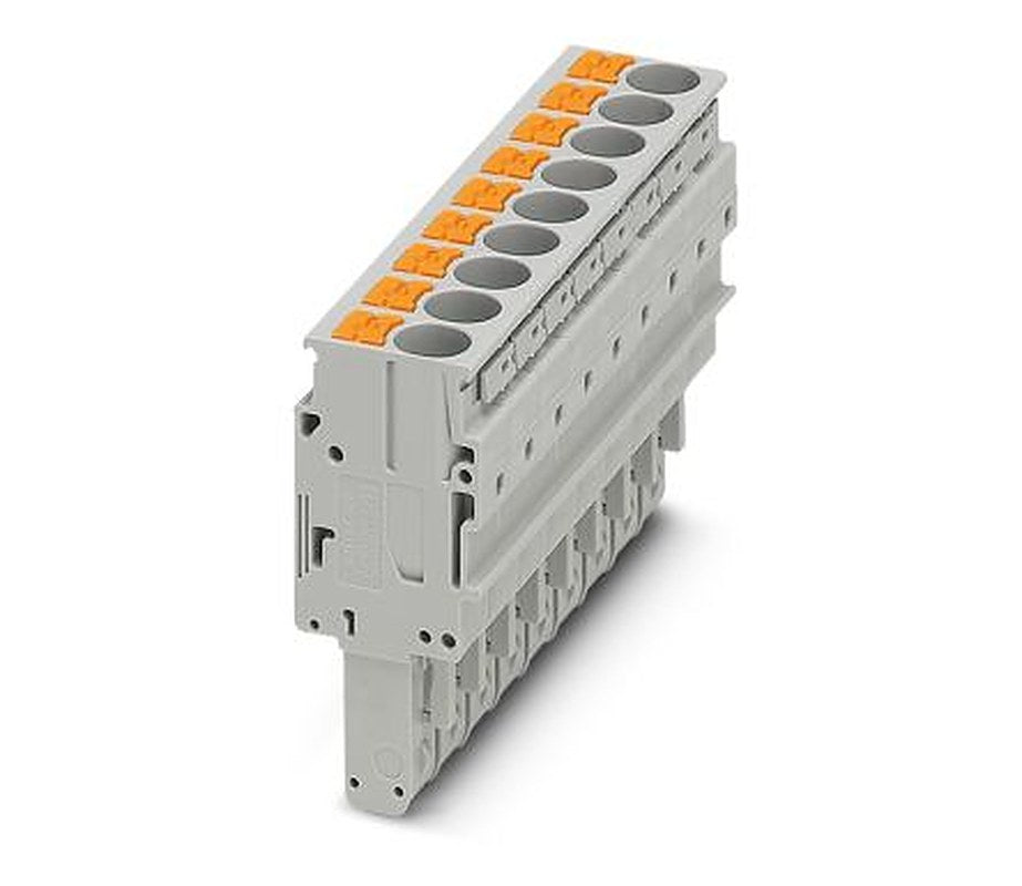 Phoenix Contact PP-H 6/9 Series Pluggable Terminal Block, 9-Contact, 8.2 mm Pitch, 1 Row, 3061648