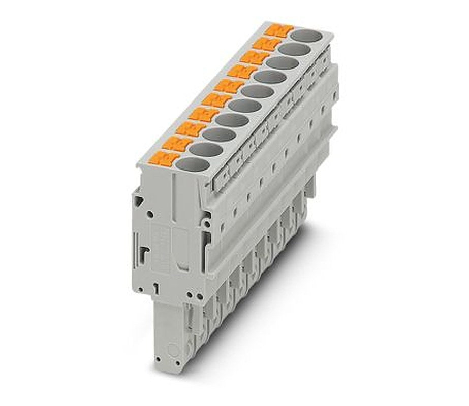 Phoenix Contact PP-H 6/10 Series Pluggable Terminal Block, 10-Contact, 8.2 mm Pitch, 1 Row, 3061651