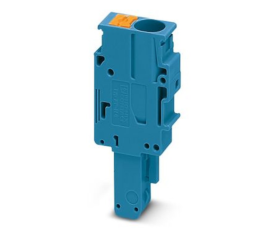 Phoenix Contact PP-H 6/1-L BU Series Pluggable Terminal Block, 41A
