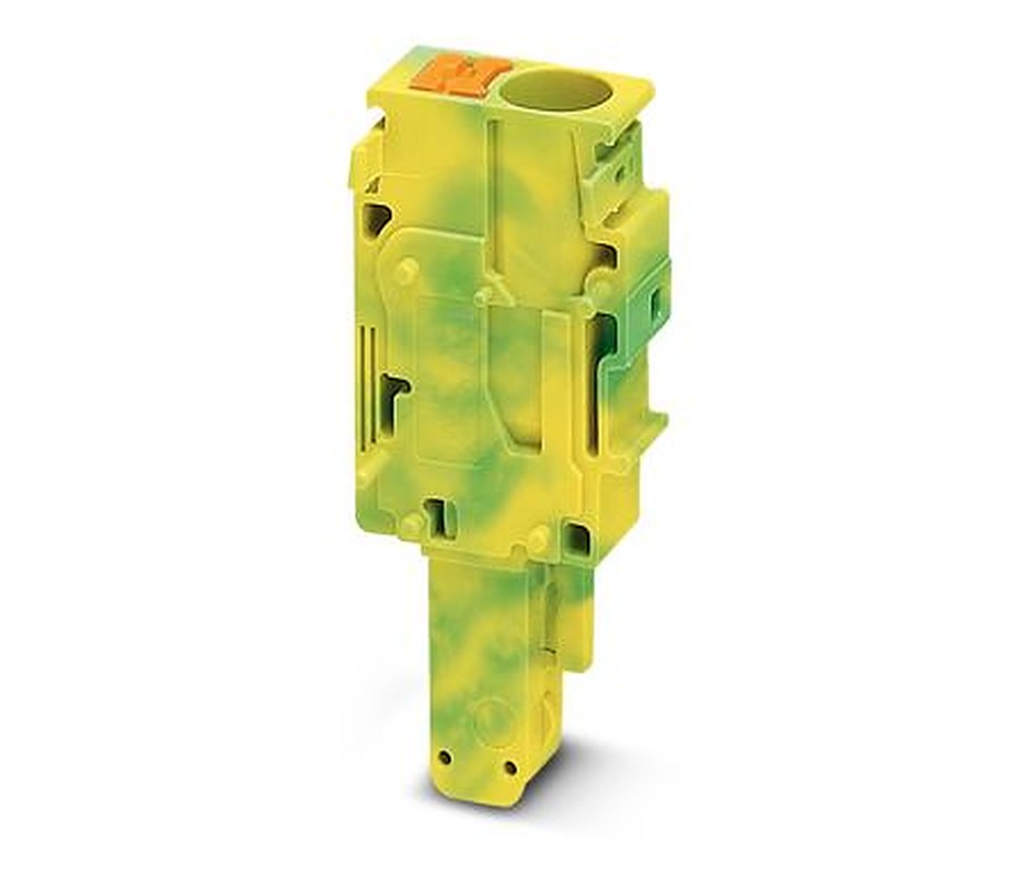 Phoenix Contact PP-H 6/1-R GNYE Series Pluggable Terminal Block, 41A