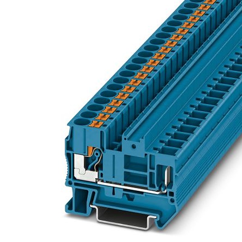 Phoenix Contact PT 6/1P BU Series Feed Through Terminal Block Plug-In