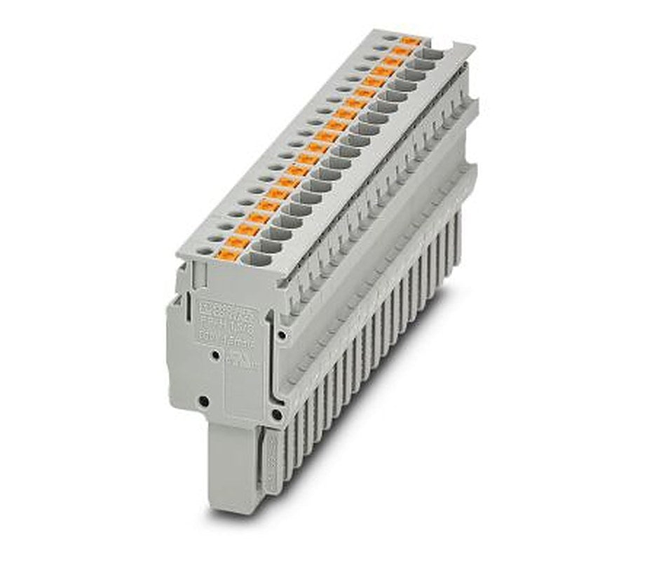 Phoenix Contact PP-H 1.5/S/20 Series Pluggable Terminal Block, 20-Contact, 3.5 mm Pitch, 1 Row, 3061899