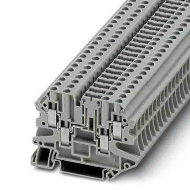 Phoenix Contact 3064027 UT Series Disconnect Terminal Block Grey, 0.14mm², 6 mm², 1-Level, Screw