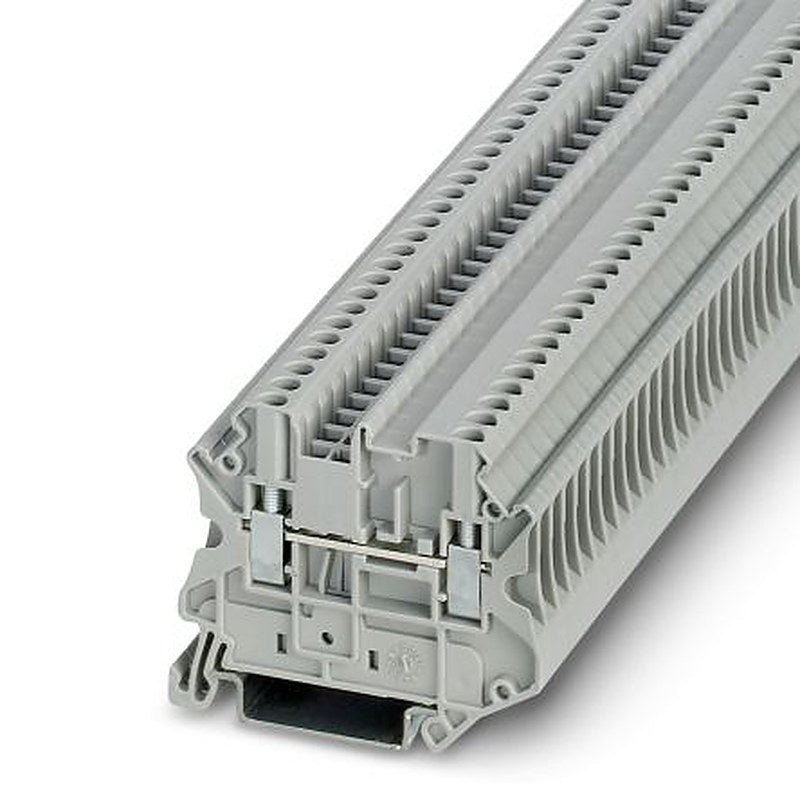 Phoenix Contact 3064098 UT 2.5-MTD P/P Series Feed Through Terminal Block Grey, 0.14mm², 4 mm², 1-Level, Screw