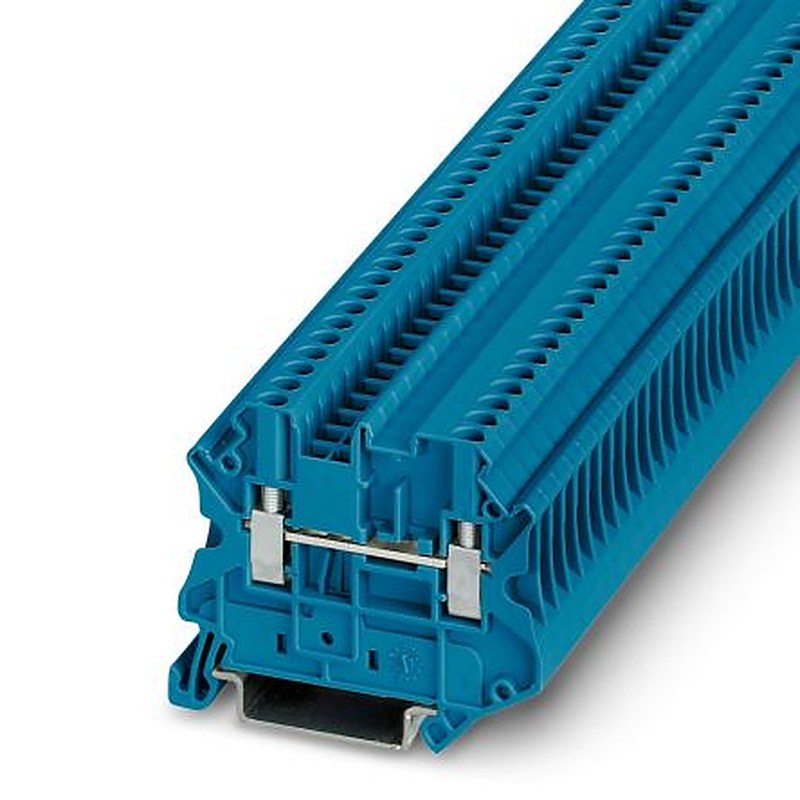 Phoenix Contact 3064108 Feed Through Terminal Block Blue, 4mm², 1-Level, Screw