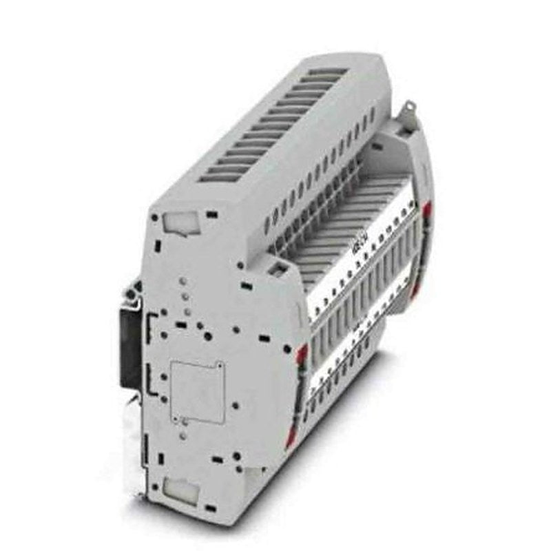 Phoenix Contact UTRE Series Non-Fused Terminal Block, 28-Way, 24AWG, 8 AWG Wire, 30A Screw