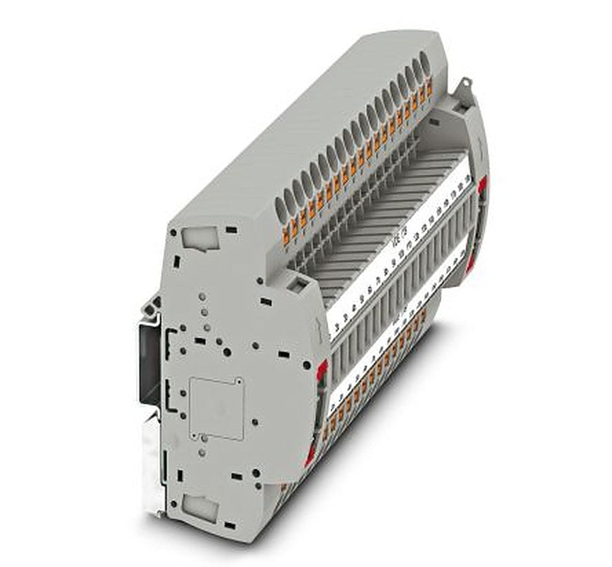 Phoenix Contact PTRE Series Terminal Strip, 38-Way, 20AWG, 8 AWG Wire, 30A Push-in