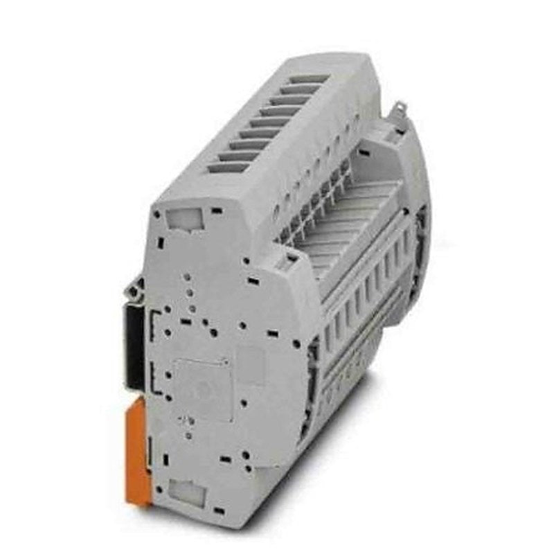 Phoenix Contact UTRE Series Non-Fused Terminal Block, 18-Way, 24AWG, 8 AWG Wire, 30A Screw