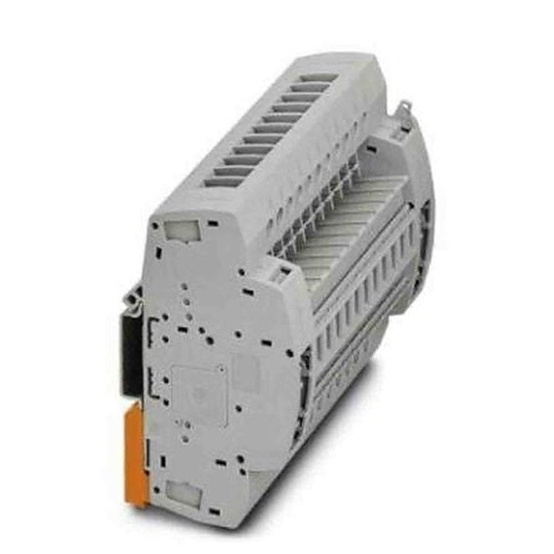 Phoenix Contact UTRE Series Non-Fused Terminal Block, 22-Way, 24AWG, 8 AWG Wire, 30A Screw