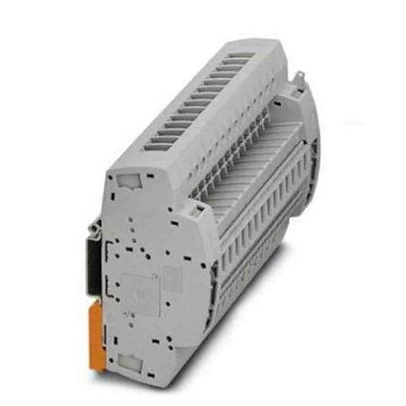 Phoenix Contact UTRE Series Non-Fused Terminal Block, 28-Way, 24AWG, 8 AWG Wire, 30A Screw