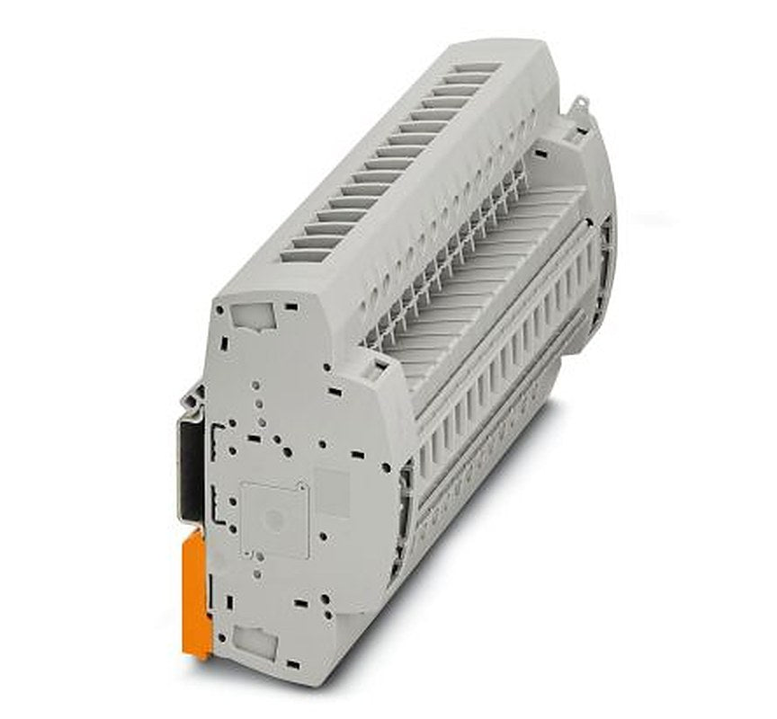 Phoenix Contact UTRE Series Terminal Strip, 32-Way, 24AWG, 8 AWG Wire, 30A Screw