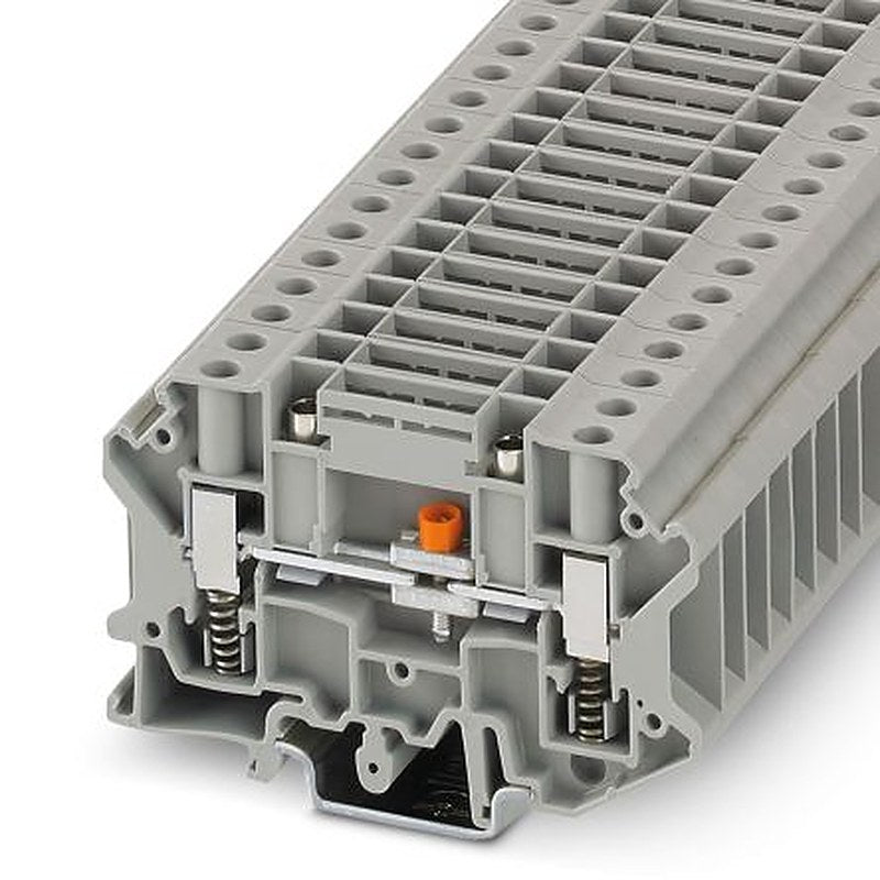 Phoenix Contact 3070311 USST 6-T/SB-P Series Test Disconnect Terminal Block Grey, 6mm², 1-Level, Screw