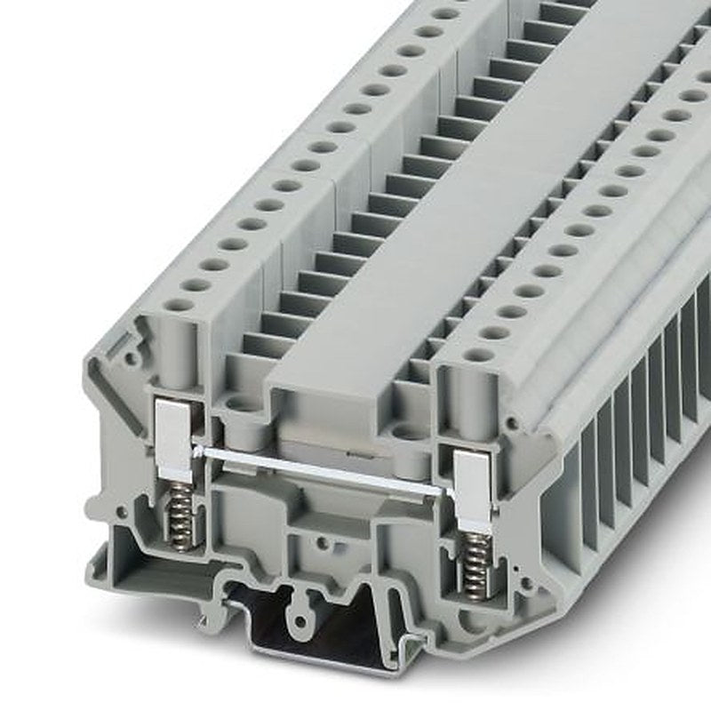 Phoenix Contact 3070325 USSTD 6 Series Feed Through Terminal Block Grey, 0.2mm², 10 mm², 1-Level, Screw