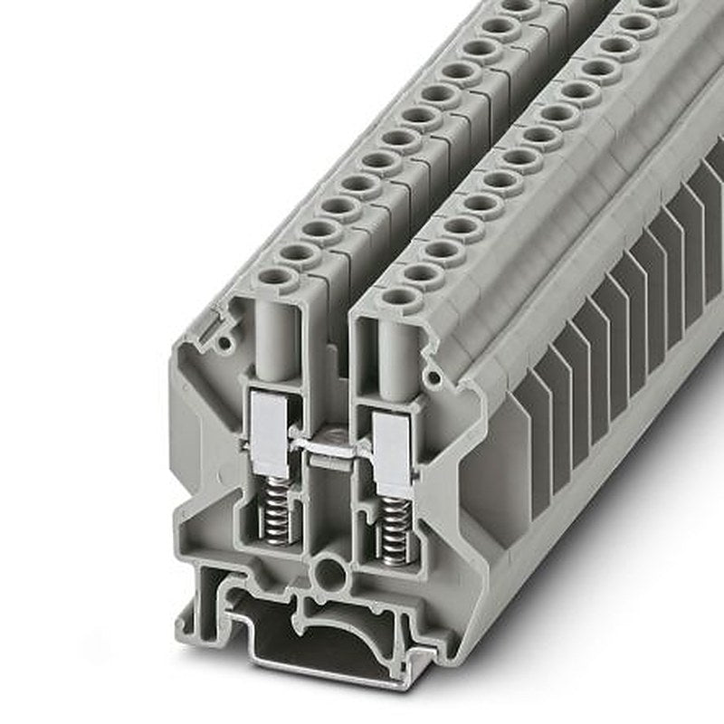 Phoenix Contact 3070341 USST 6 Series Feed Through Terminal Block Grey, 0.2mm², 10 mm², 1-Level, Screw