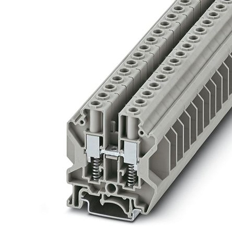 Phoenix Contact 3070354 USST 10 Series Feed Through Terminal Block Grey, 0.5mm², 16 mm², 1-Level, Screw