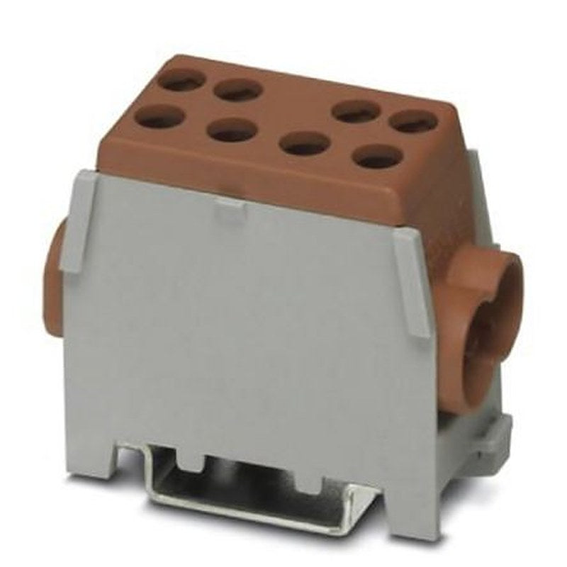 Phoenix Contact 3071352 UDB 2X35/25 BN Series Terminal Block Brown, 1-Level, Screw