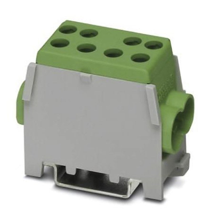 Phoenix Contact 3071354 UDB 2X35/25 GN Series Terminal Block Green, 10mm², 35 mm², 1-Level, Screw