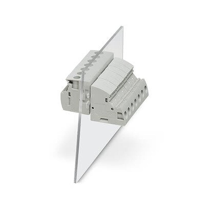 Phoenix Contact UWV 4 Series -90° Panel Feed Through Terminal Plug, 2 Contact(s), 8.1 mm Pitch, 1 Row