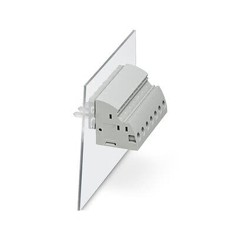 Phoenix Contact UWV 10-POT Series -90° Panel Feed Through Terminal Plug, 2 Contact(s), 10.1 mm Pitch, 1 Row