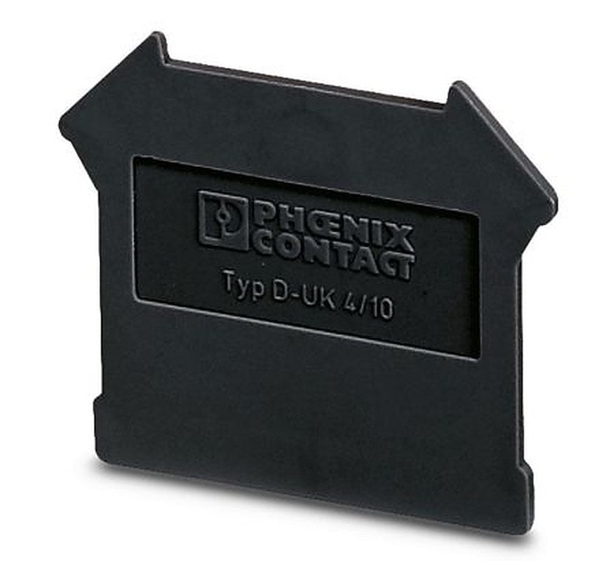 Phoenix Contact D-UK4/10 BK Series End Cover