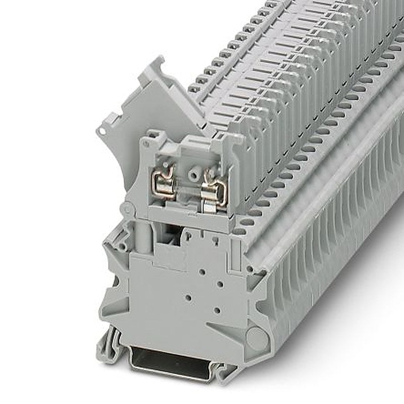 Phoenix Contact 3074169 UT 4-HESI (5X20) GY Series Modular Terminal Block Grey, 1mm², 1-Level, Screw
