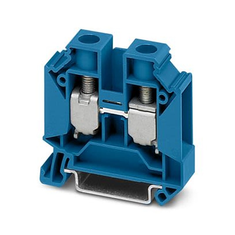Phoenix Contact 3076659 TB Series Feed Through Terminal Block Blue, 1-Level, Screw, EFUP-E