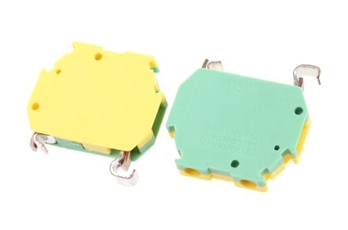 Phoenix Contact 2-Way MT1.5-PE Earth Terminal Block, 1.5mm², 16AWG, 26 AWG Wire, Screw, Polyamide Housing