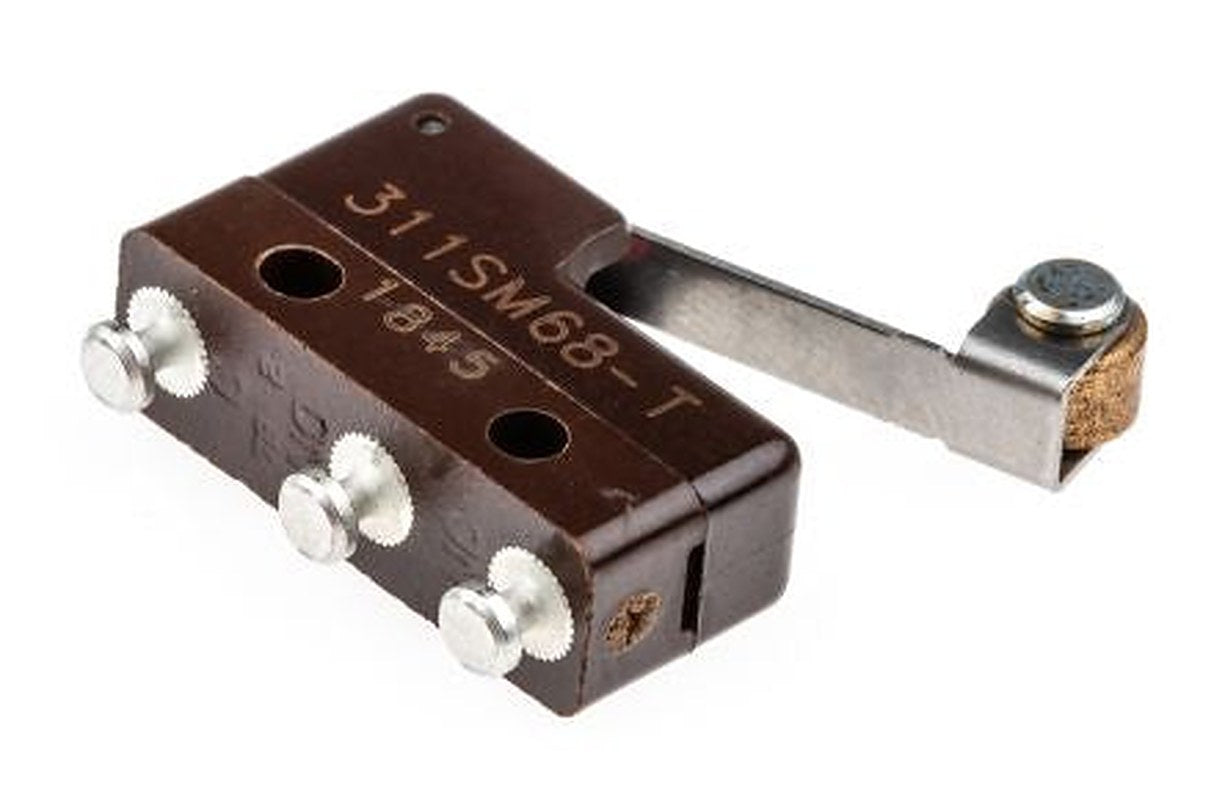 Honeywell Roller Lever Micro Switch, Solder Terminal, 1A, 125 V ac, SPDT