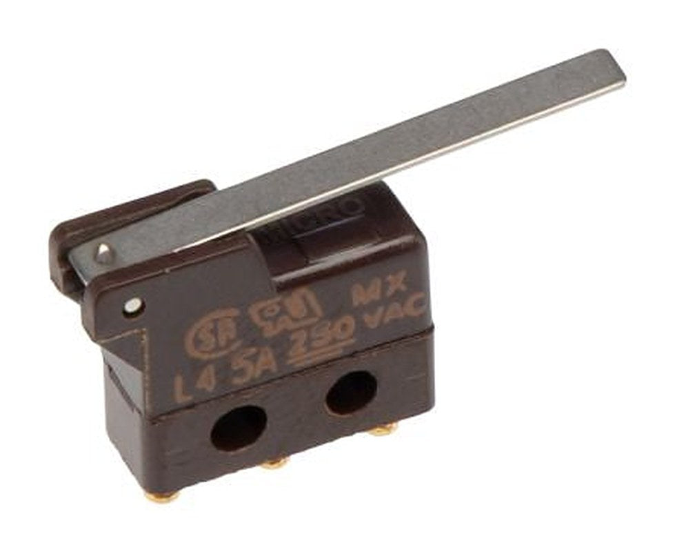 Honeywell Straight Lever Micro Switch, Solder Terminal, 5A, 250 V ac, SPDT