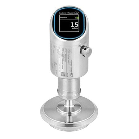 The Endress+Hauser Cerabar PMP43 is a pressure transmitter and part of the Compact Line. The product line is especially developed for hygienic applications and combines a compact design with full performance. The proven technology is suitable for the measurement and monitoring of absolute and gauge pressure in liquids and gases. Thanks to the compact sensor design and small process connections, the device is flexible in scale and can be installed in tight space conditions. Perfect cleanability thanks to ful