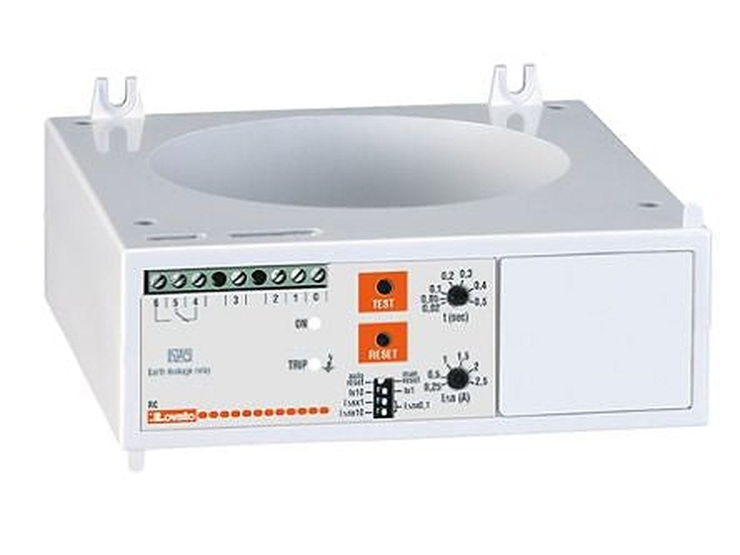 Lovato Earth Leakage Relay, 50 to 60 Hz Frequency, 0.25 to 2.5 A Leakage, SPDT Output
