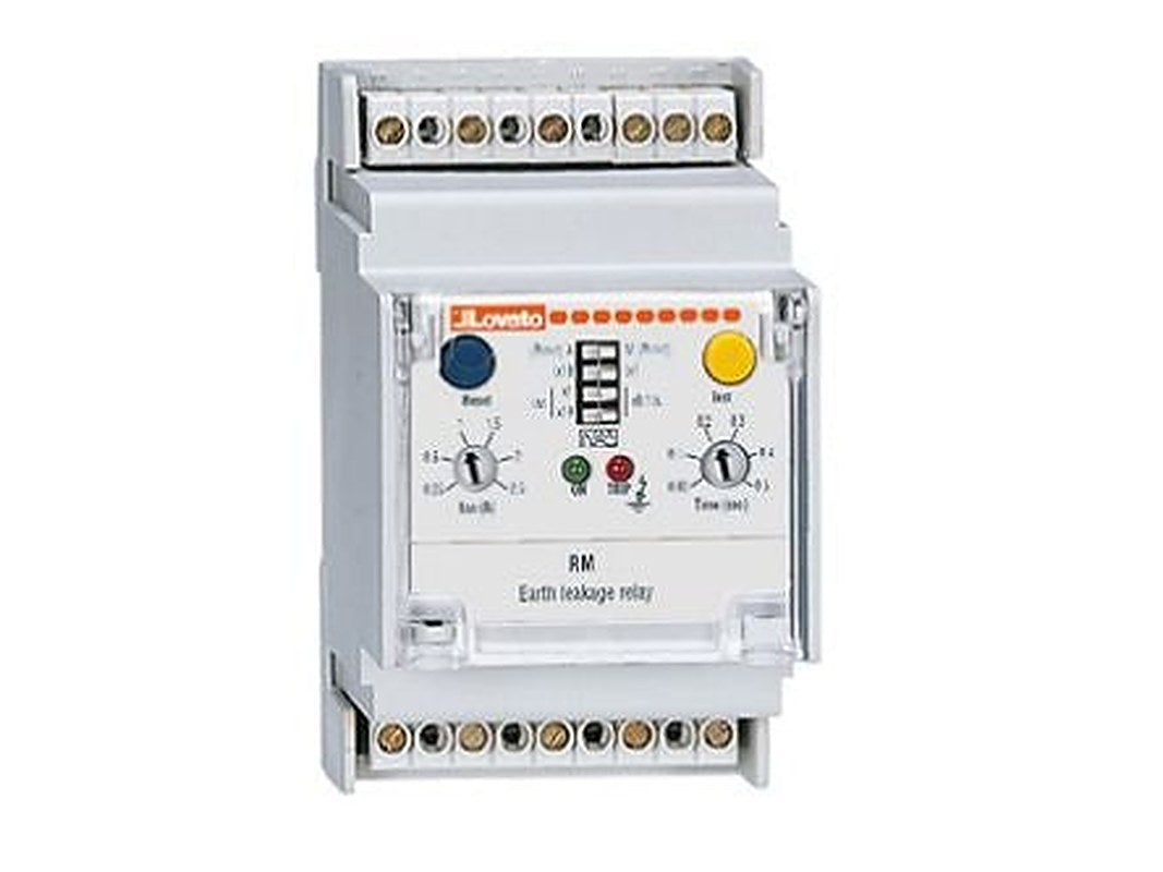 Lovato Earth Leakage Relay, 50 to 60 Hz Frequency, 0.25 to 2.5 A Leakage, SPDT Output