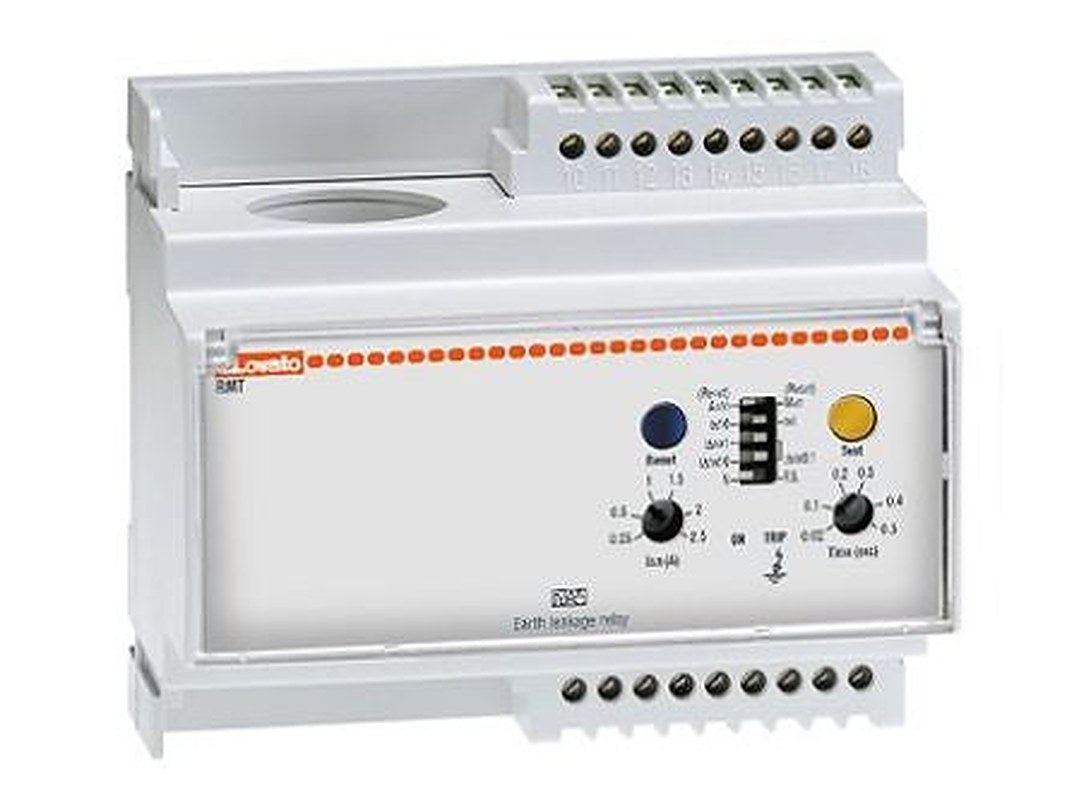 Lovato Earth Leakage Relay, 50 to 60 Hz Frequency, 0.25 to 2.5 A Leakage, SPDT Output