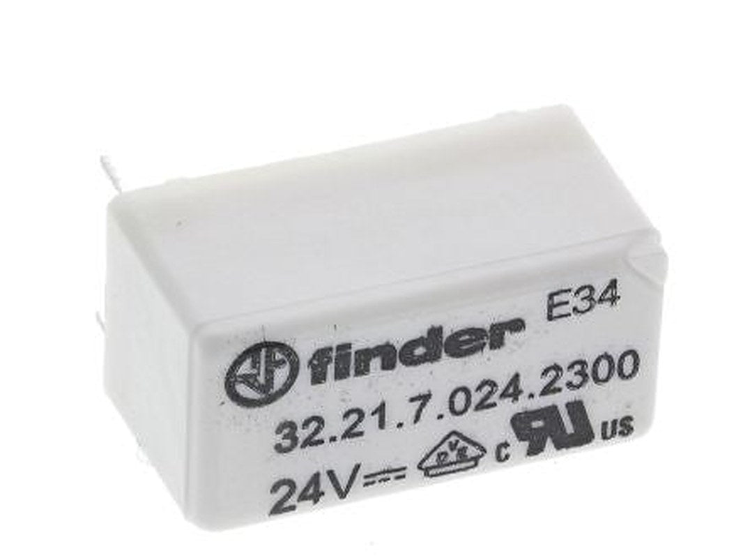 Finder PCB Power Relay, 24V dc Coil, 6A Switching Current, SPST