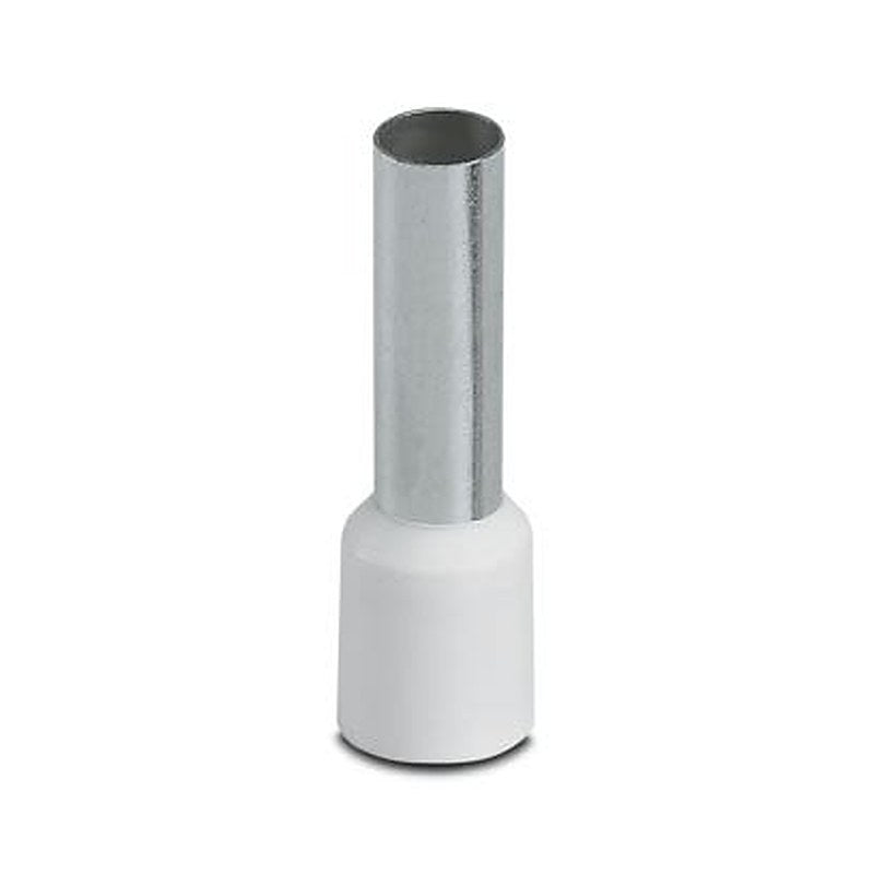 Phoenix Contact, AI16 - 18 WH Insulated Ferrule, 18 mm Pin Length, 5.8 mm Pin Diameter, White to 6 AWG Wire Size